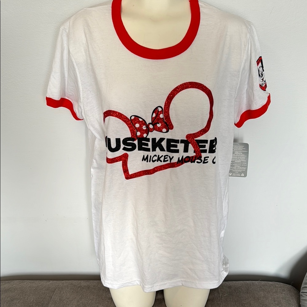 Disney Mouseketeer Mickey Mouse Club Tee Shirt - Size L